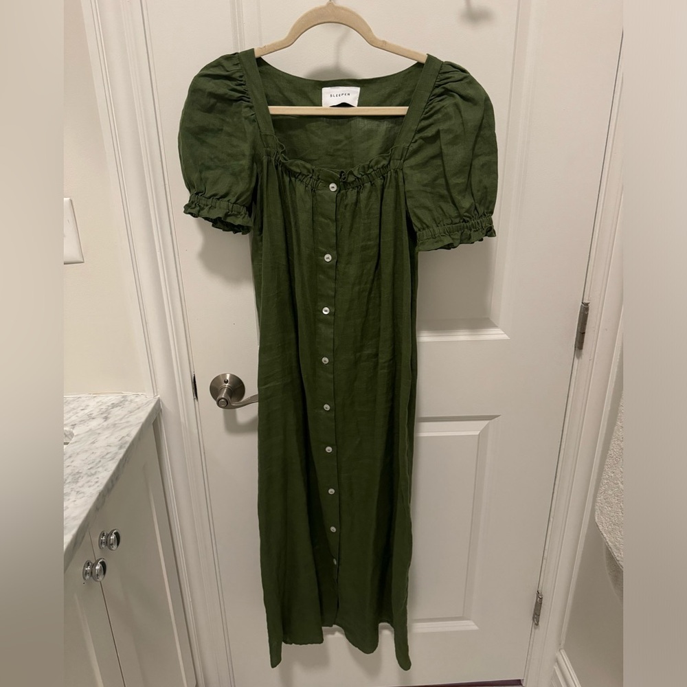 The Daily Sleeper brand dress 100% linen